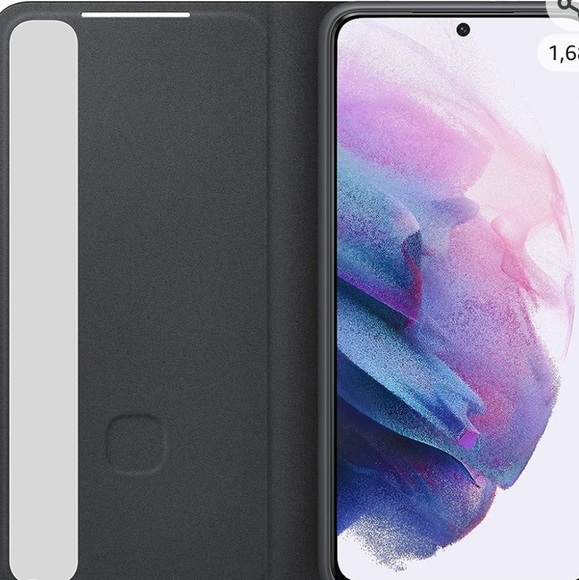 Samsung S-View flip cover for the S21 5G. Control the phone from the window. - Picture 5 of 6